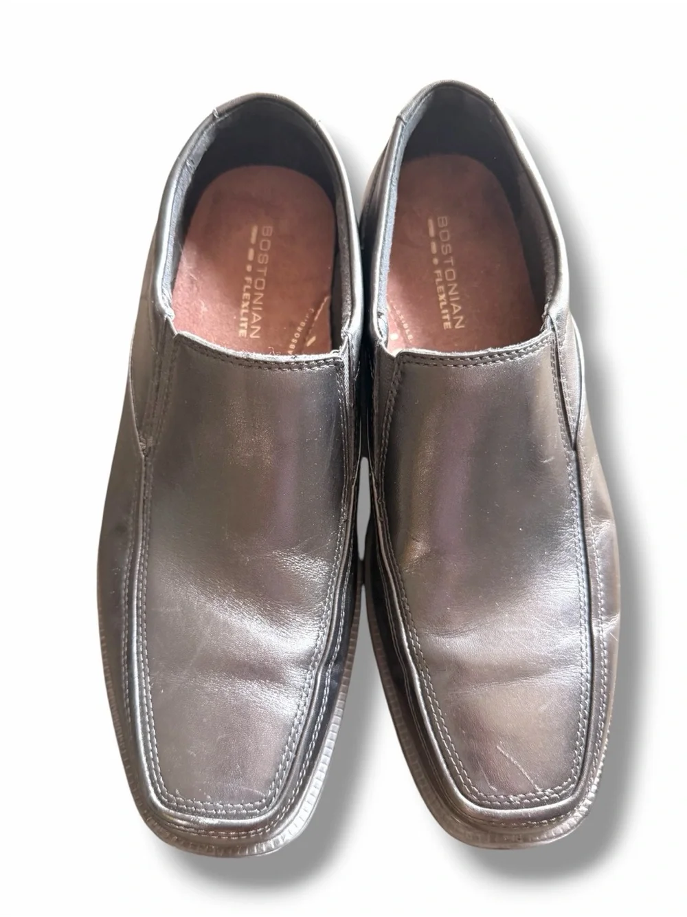 Bostonian Men’s Black Leather Flexlite Loafers Business Casual Size 9M